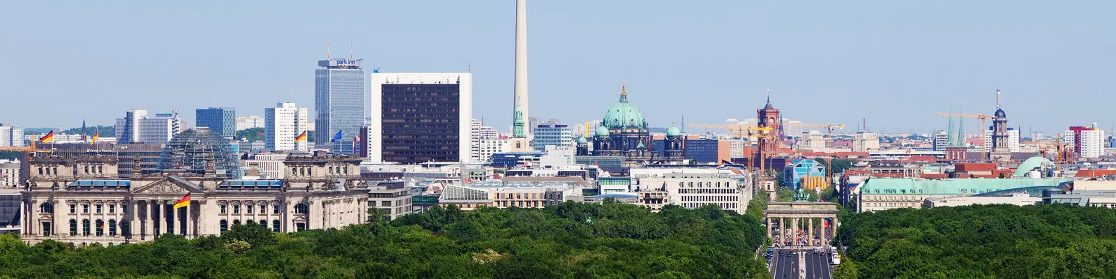Berlin skyline with the Fernsehturm, Germany