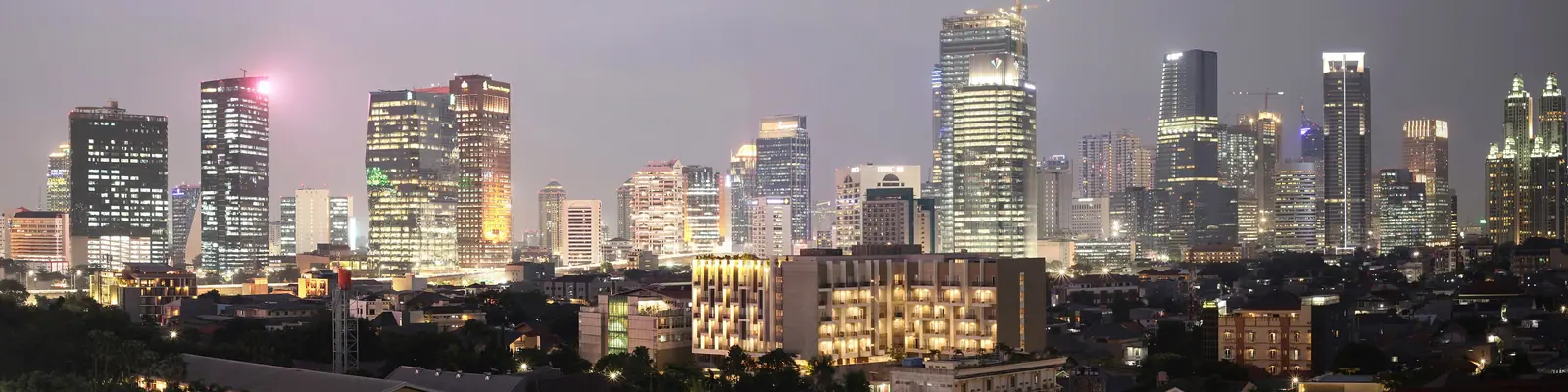 Jakarta skyline, Indonesia