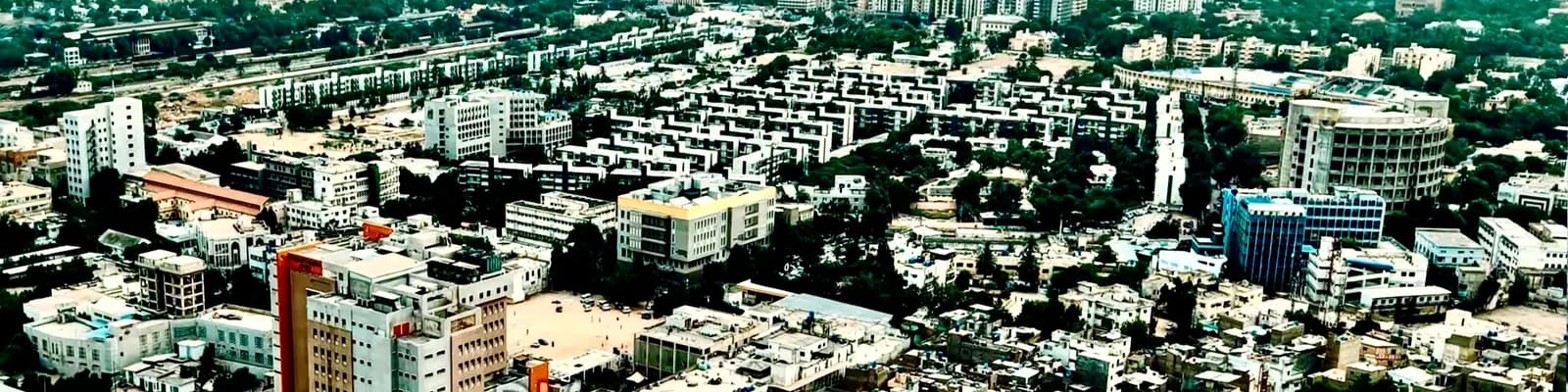 Karachi skyline, Pakistan